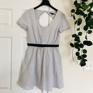 Urban Outfitters Blue Pinstripe Dress Size 8